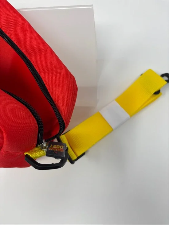 Lego Red Crossbody Bag with Yellow Stripe - Picture 4 of 7